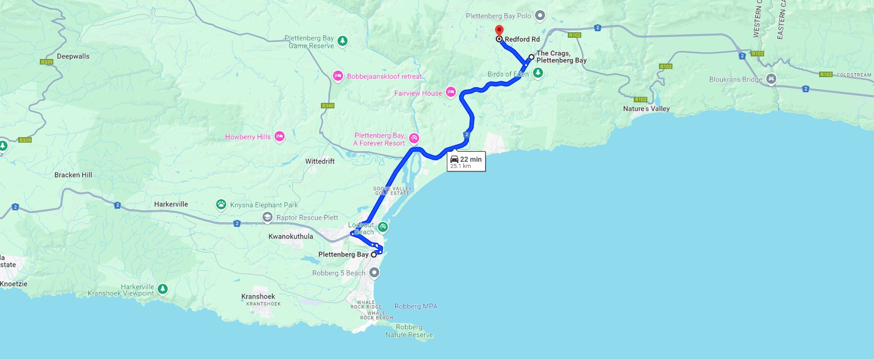 Road Trips in and around Plettenberg bay